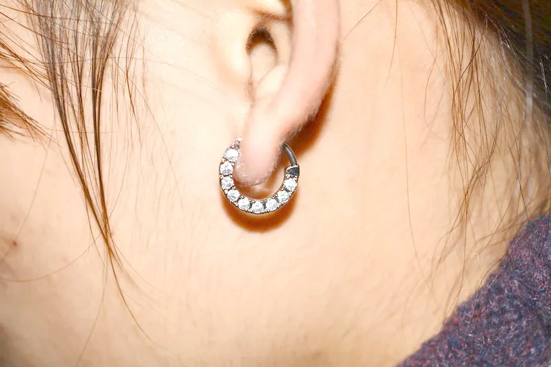 Металлическая перегородка для пирсинга носа G23titan 16 г 8 мм|piercing body jewelry|body jewelryg23