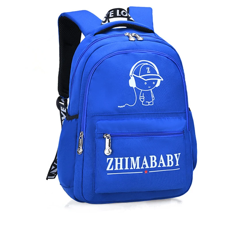 School Orthopaedics School Bags Boy Girls Anime Luminous Children Backpack Waterproof Kids Book Bag Schoolbags mochila escolar