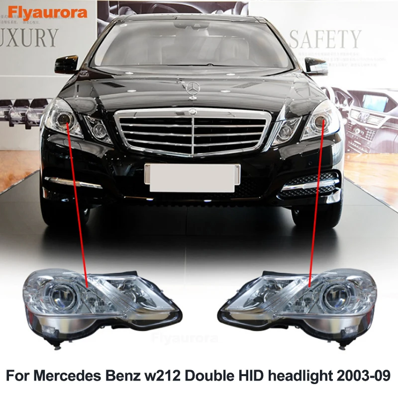 Светодиодный оторвать глаз объектив ксеноновые фары для Mercedes Benz W211 E240 E280 W212