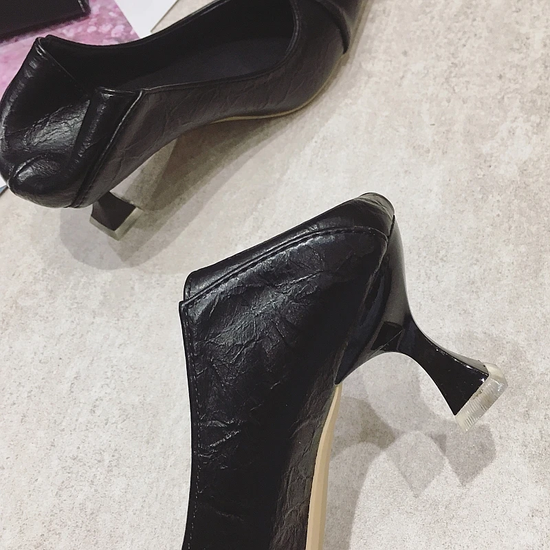 Туфли-лодочки женские на высоком каблуке 6 см демисезонные | Обувь