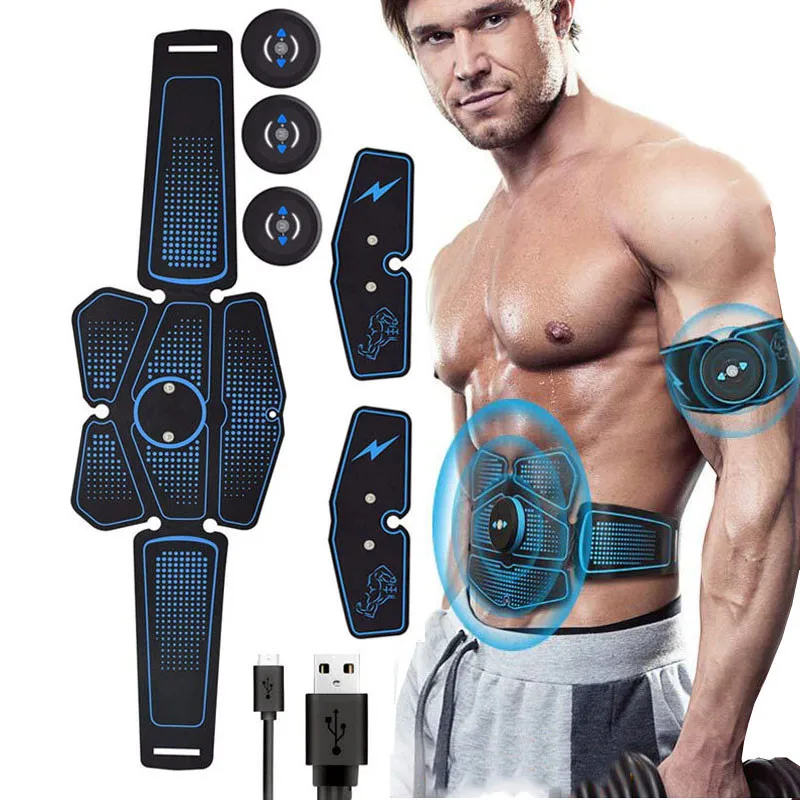 USB стимулятор мышц АБС тоник для брюшных электростимулятор мышечные упражнения