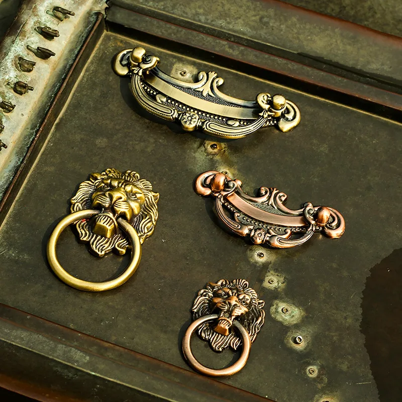 Классическая Ручка для кухонной мебели в стиле ретро ручка выдвижного ящика с