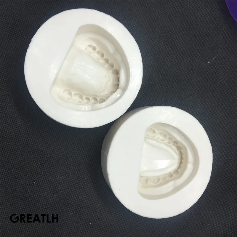 Гипс стоматологический модель силиконовая форма Edentulous челюсти полный полости