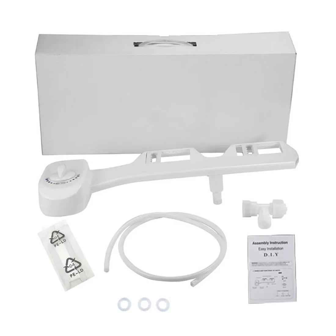 

Non-Electric Bidet Attachment Fresh Water Bidet Sprayer Toilet Bidet Seat Self-Cleaning Nozzle for Pregnant Women Muslim Shower