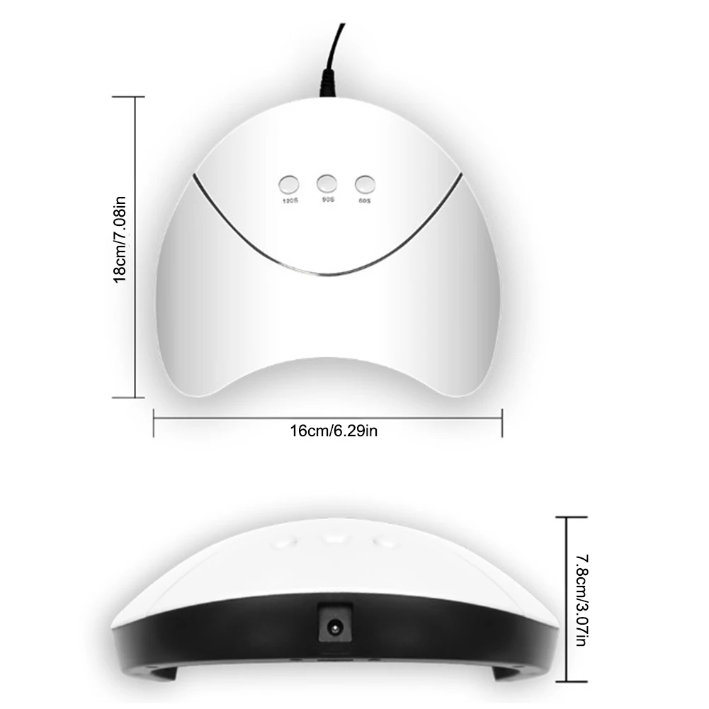 УФ-лампа для сушки гель-лака с 3 настройками таймера | Красота и здоровье