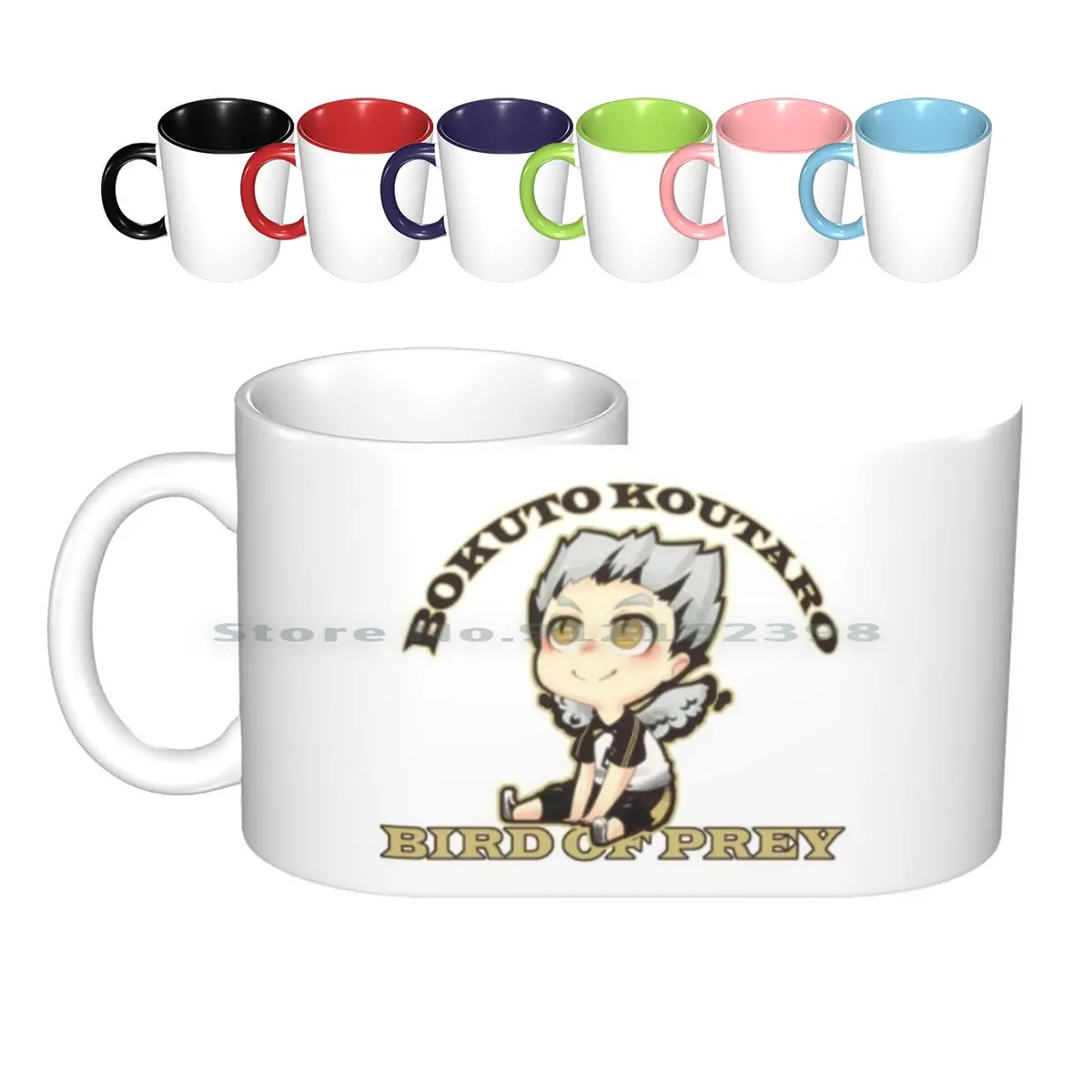 

Bird Of Prey Ceramic Mugs Coffee Cups Milk Tea Mug Haikyuu Bokuto Bokuto Koutarou Fukurodani Kawaii Cute Bokuro Bokuroo Bokuaka