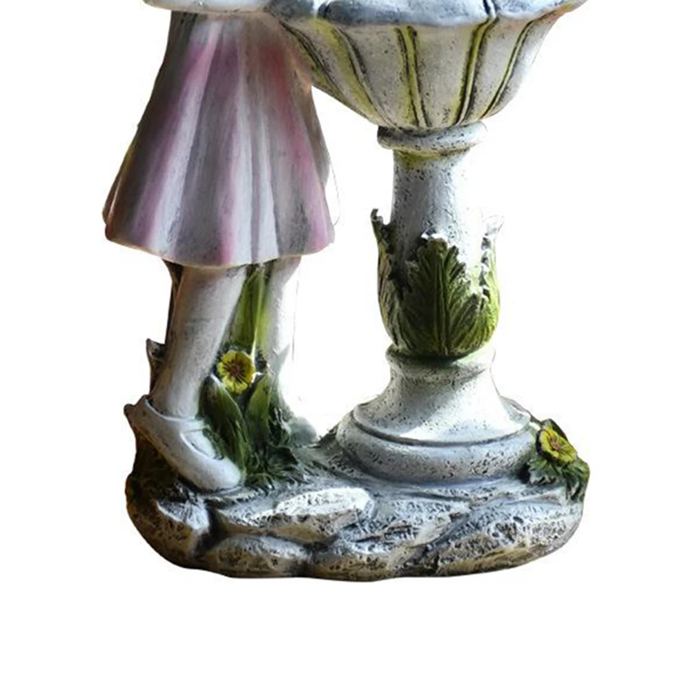 

2021 Solar Flower Fairy Sculpture Resin Glow Dark Angel Figurine Garden Decor Ornaments Lovely Room Decoration