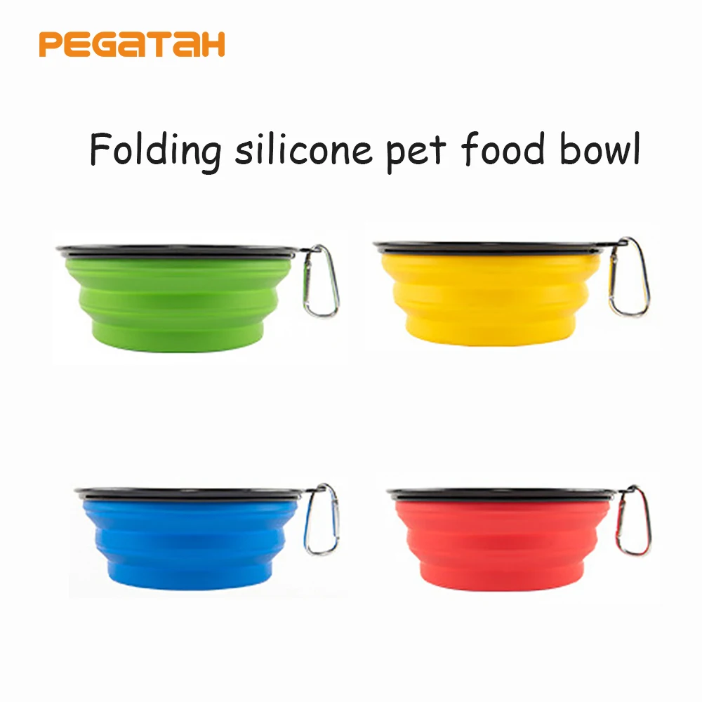 

Складная портативная миска для питомцев, 1000/450 мл