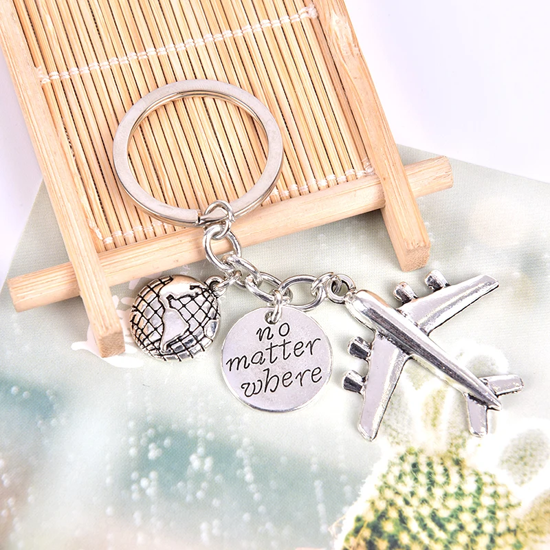 Новинка 1 шт. брелоки с самолетами для путешественника независимо от того где