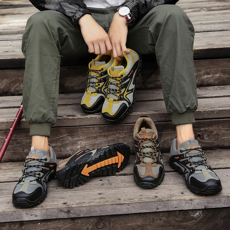 

New low cut hiking shoes men's breathable and refreshing beach outdoor wading shoes quick-drying fishing shoes spring and summer