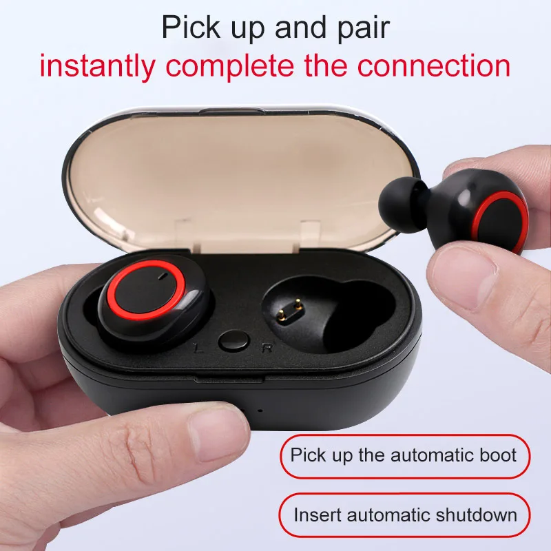 TWS беспроводные Bluetooth наушники Наушники 5 0 Басовые мини Спортивные гарнитуры с