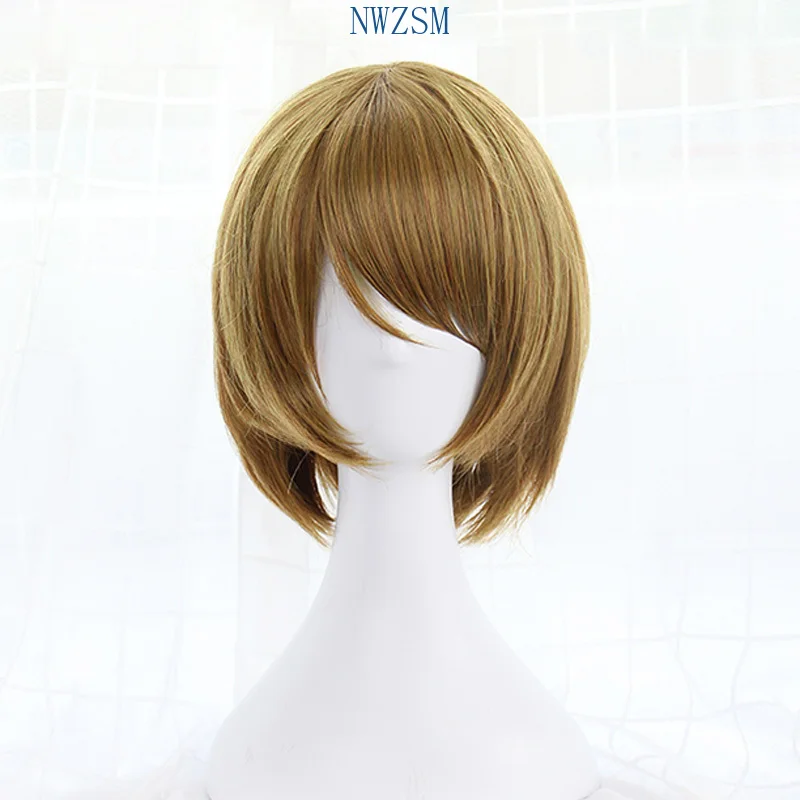 Парик женский из коротких синтетических волос LoveLive Hanayo Koizumi Косплей ханаё