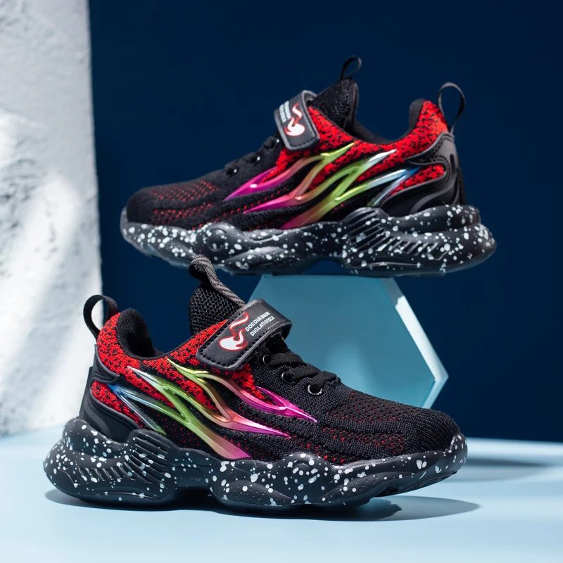 

Boys Brand Sneakers Kids Sports Shoes for Boys Basketball Shoes Breathable Casual Children Shoes Boys Running Student Girl Shoes