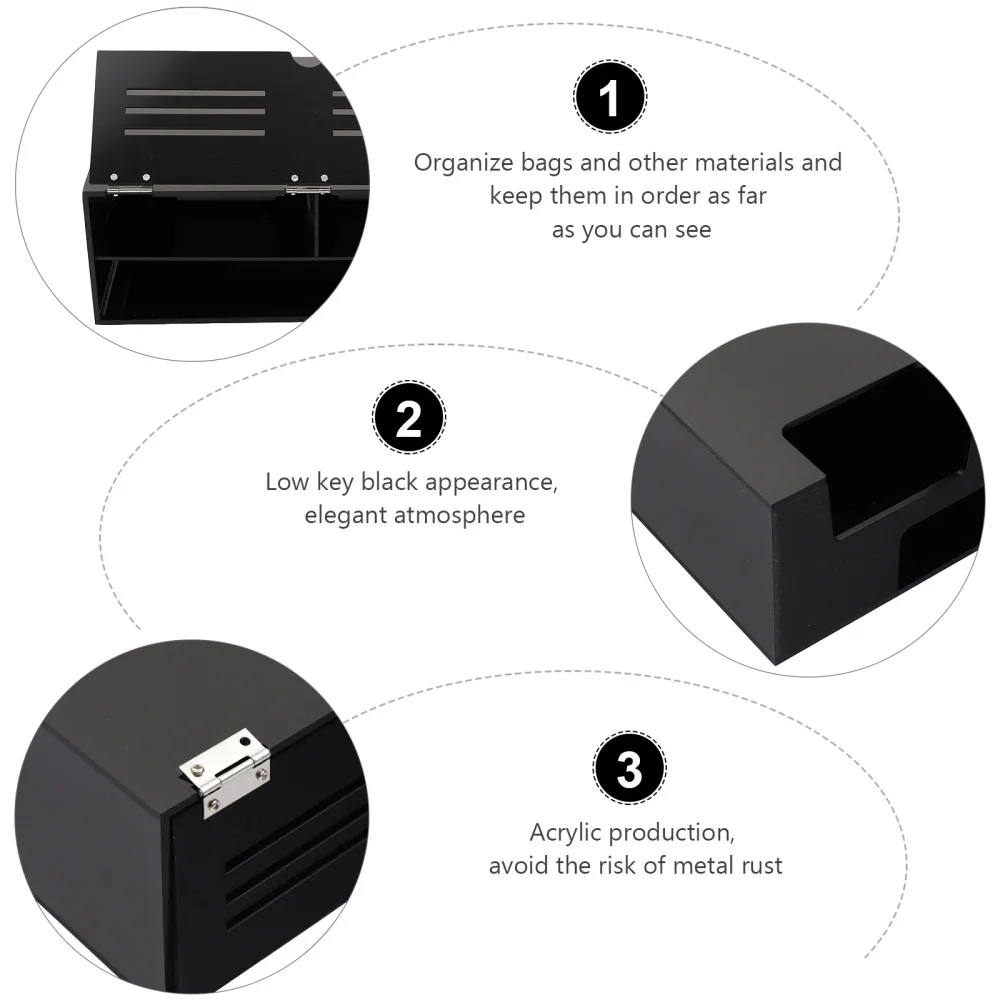 

1pc Coffee Bag Storage Rack Tea Drink Packing Bag Shelf for Beverage Store