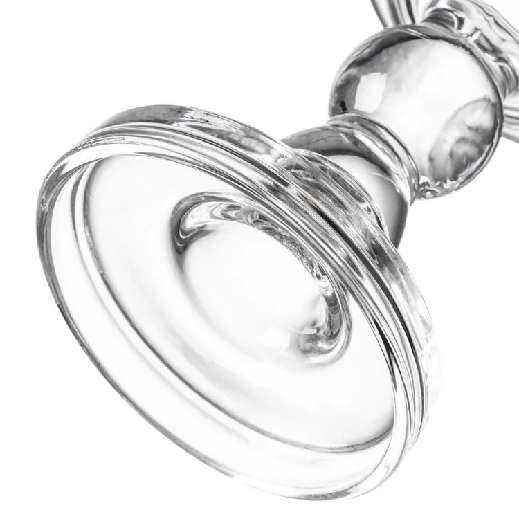 Европейский Романтический стеклянный подсвечник прозрачный для свадебного