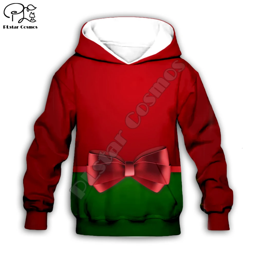 

Kids baby Merry Christmas Santa claus costumes 3D print cartoon hoodie Sweatshirt zipper pullover boy girl