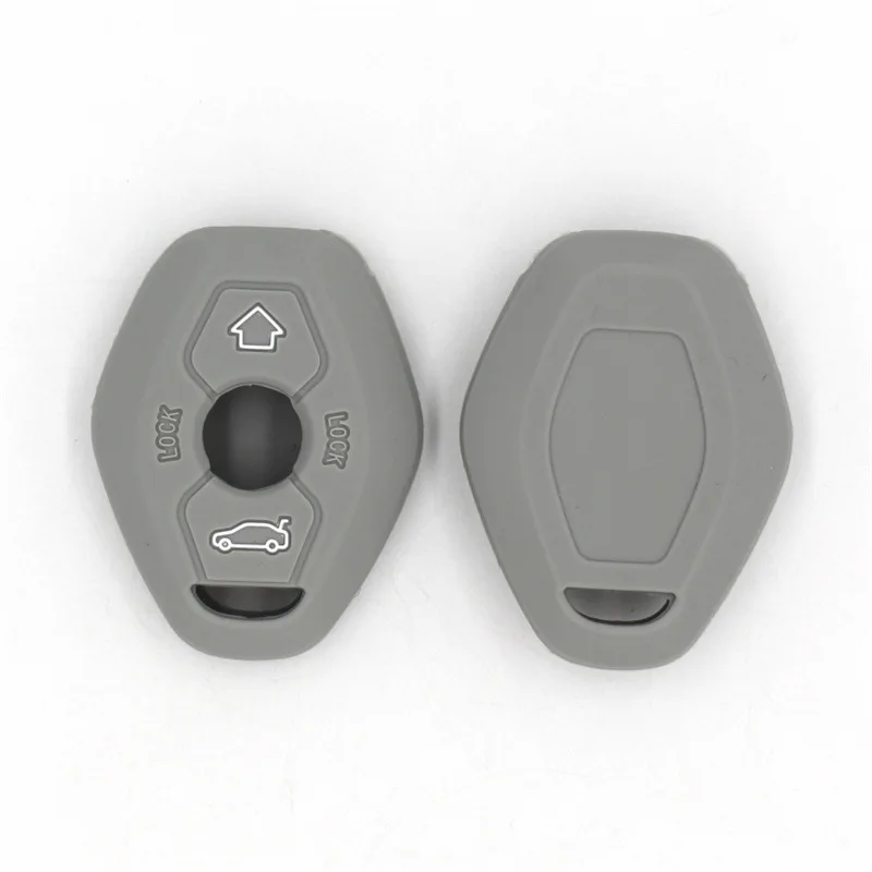 Silicone Car Key Fob Case Remote Cover Sticker For BMW Z3 Z4 3 5 7 X3 X5 Series E38 E39 E46 E83 1998-2005 Protection | Автомобили и