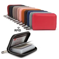 new leather organ card holder multi position card holder business card holder bank card id cover