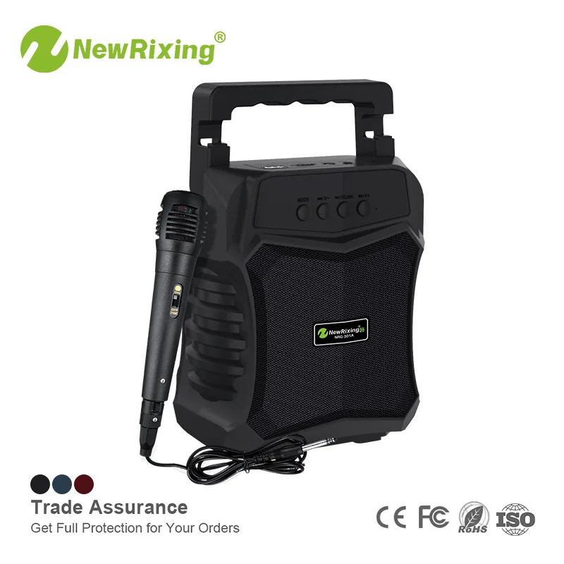 Портативные Bluetooth-колонки высокой мощности, 3 дюйма, TWS, беспроводные стерео, аудиоцентр светодиодный светодиодсветильник ка, уличный квадратный танцевальный сабвуфер Kalaoke