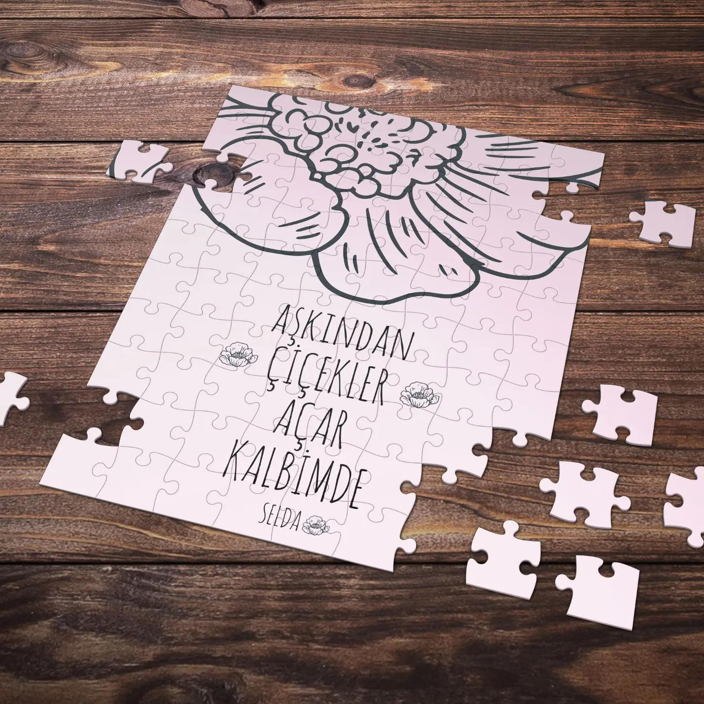 

Personalized Romantic Design Puzzle -P22