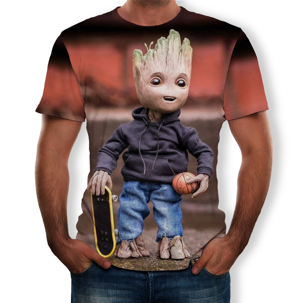 Детская Мужская футболка Shuren с коротким рукавом принтом молодых героев