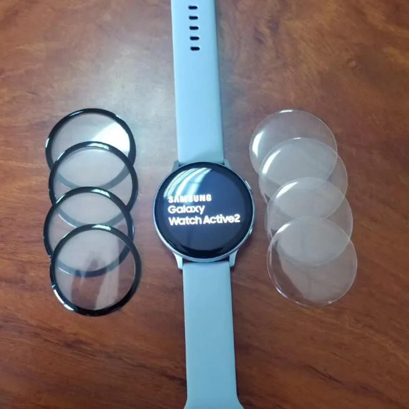 3D изогнутая мягкая полноразмерная Защитная пленка для Samsung Galaxy Watch Active 2 40 мм 44