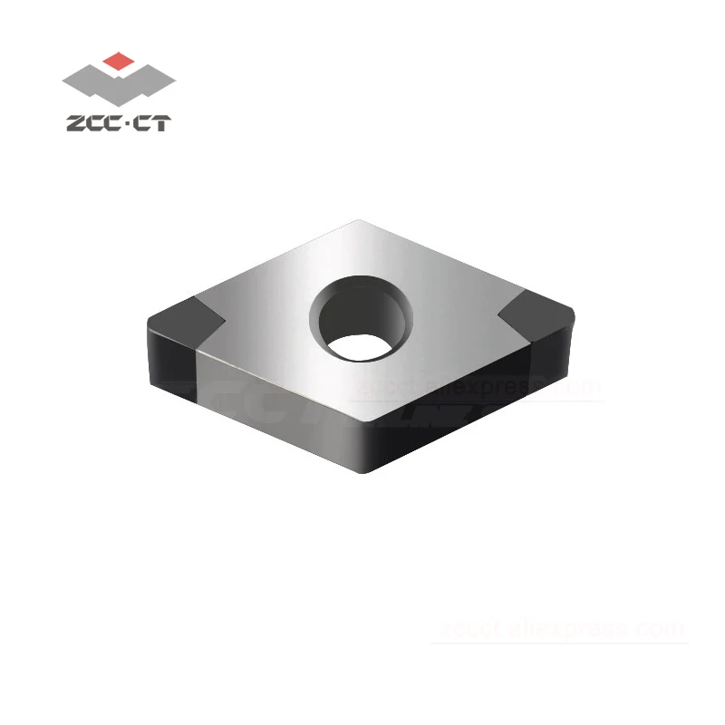 5 шт ZCCCT PCD вставка DNGA150608S02020 2 YCB121 для закаленной стали|Токарный инструмент| |