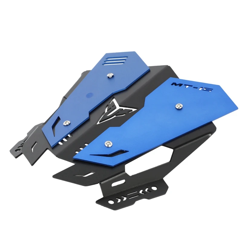 

3 Pcs Motorcycle Accessories: 1 Pcs Windshield Windscreen Kit & 2 Pcs Air Intake Filter Cover Guard Protection, Blue