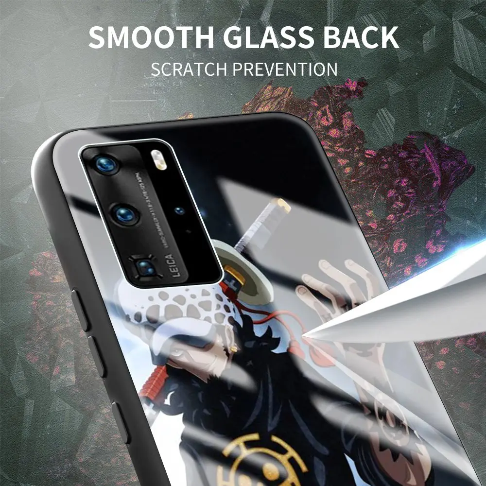 phone case for huawei p40 p30 p20 p10 lite p smart z s pro 2019 2020 2021 tempered glass cover shell one piece anime free global shipping