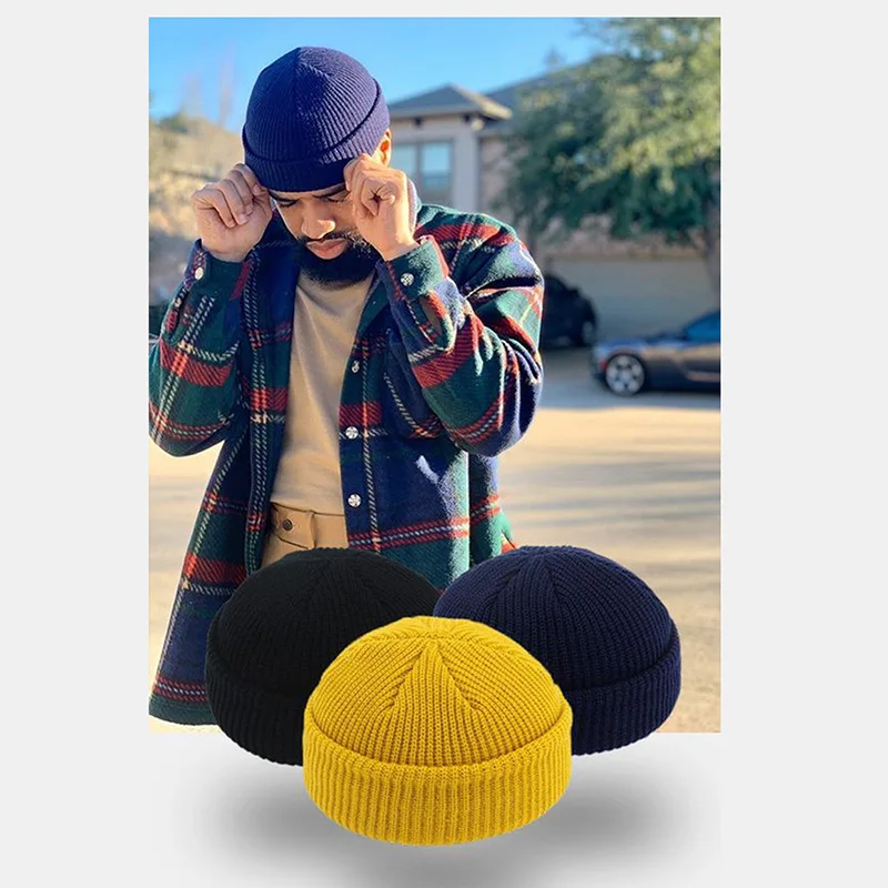 

Top Selling Unisex Solid Color Skin Soft Acrylic Hip Hop Knit Beanie Cap Warm Winter Ski Hat Wholesale Dropship