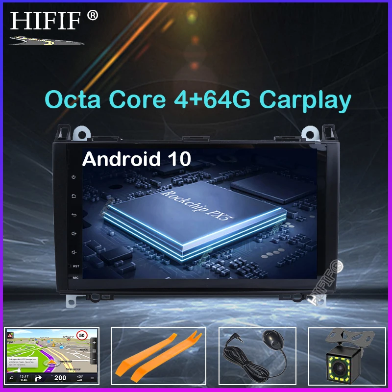 Магнитола PX5 IPS стерео система на Android 10 с 9 &quotGPS Wi Fi сенсорным экраном для Mercedes Benz