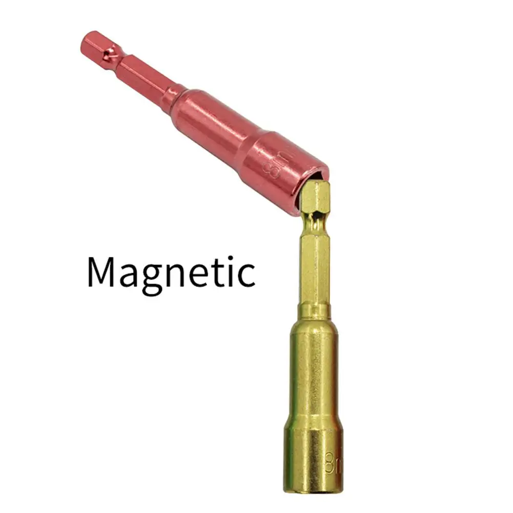 5 шт./компл. 1/4 &quotшестигранный хвостовик адаптер розетки мм метрический драйвер