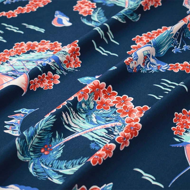 

The red wreath kpop print pure cotton fabric for shirt dress tissu bazin riche vestido african telas tela DIY