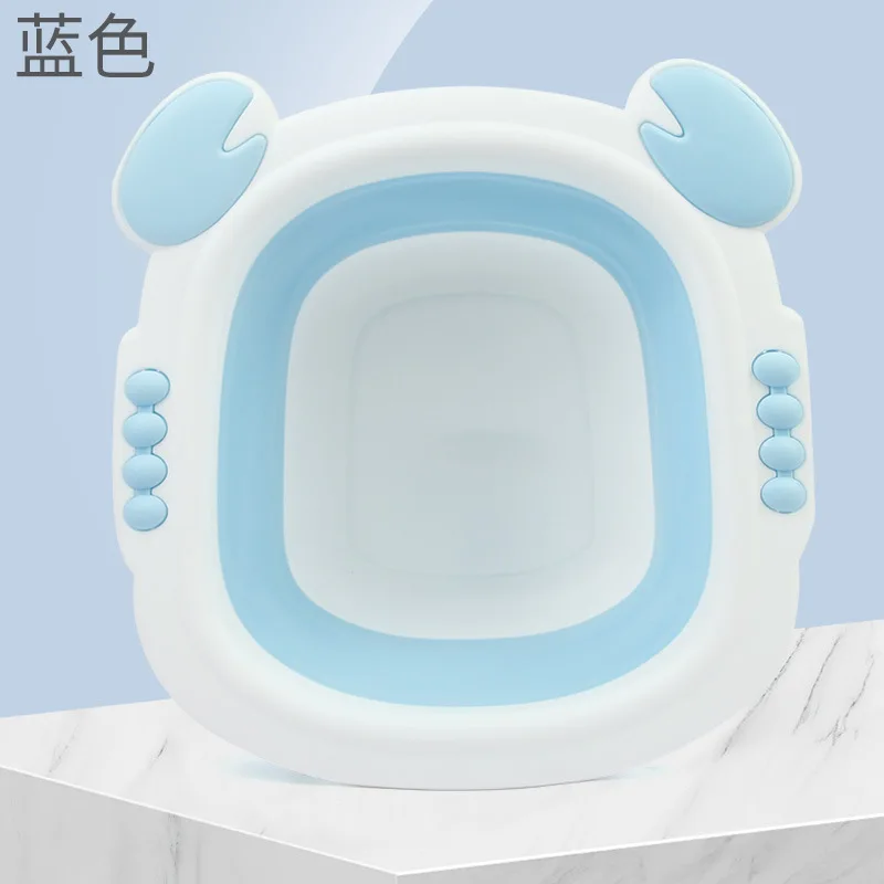 Мультфильм Портативный детская ванночка для мытья лица лоток ванной комнаты