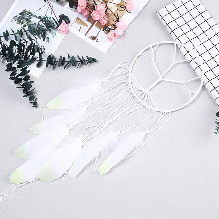 

New Fashion Tree of Life Luminous Dreamcatcher Interior Decoration Gifts Handmade Pendant Home Decoration Valentine's Day Gift