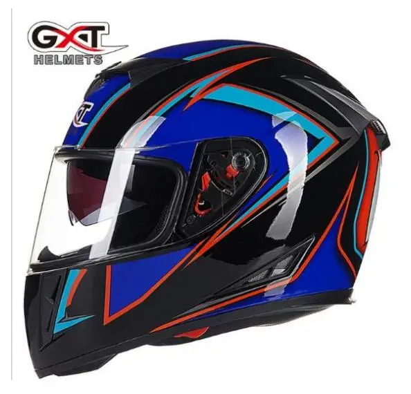 Gxt шлем мужской зимний мотоцикл электрический автомобиль двойной объектив