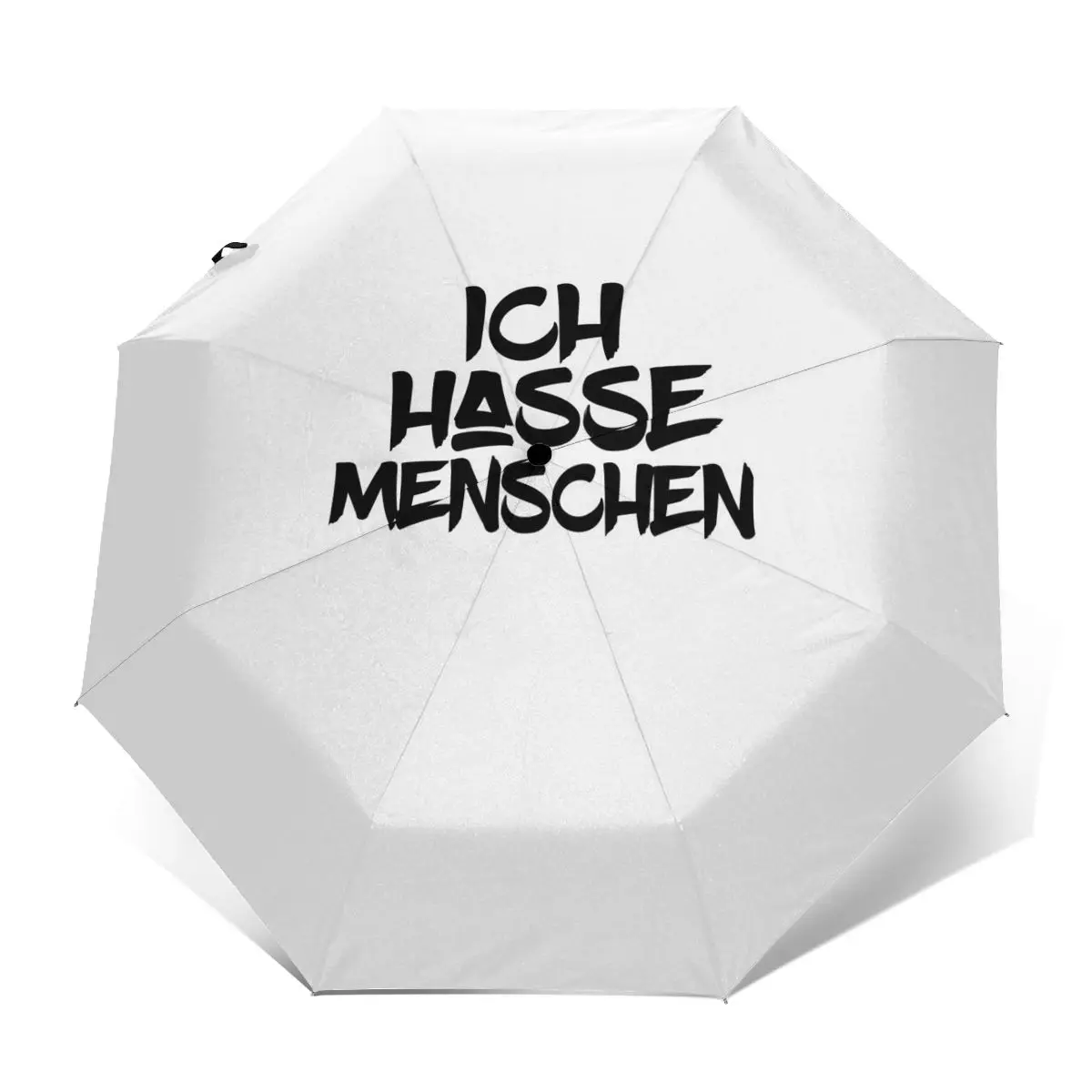 

I Hate People Umbrella Auto Wind Proof Umbrella Colorful Art Travel Portable Umbrella