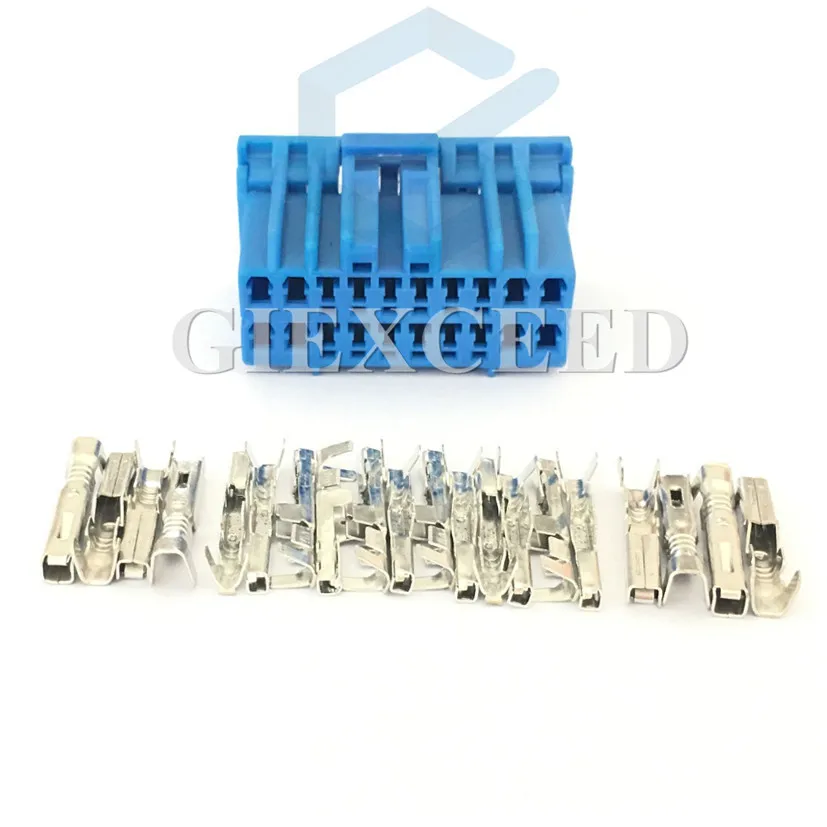 2 комплекта 20 контактный Штатив для автомобильного CD плеера разъем динамика