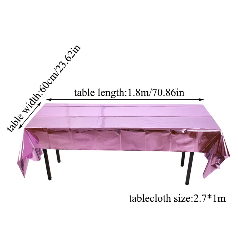 

Tablecloths Aluminum Foil Multicolor Dining Table Covers Creative Home Decor Christmas Decoration Aluminum Foil Tablecloth