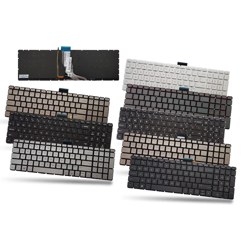

Английская клавиатура для ноутбука с подсветкой US для HP Pavilion 15-AB295TX 15-AB297TX 15-AU 15-BC 17-вт стандартная фотография