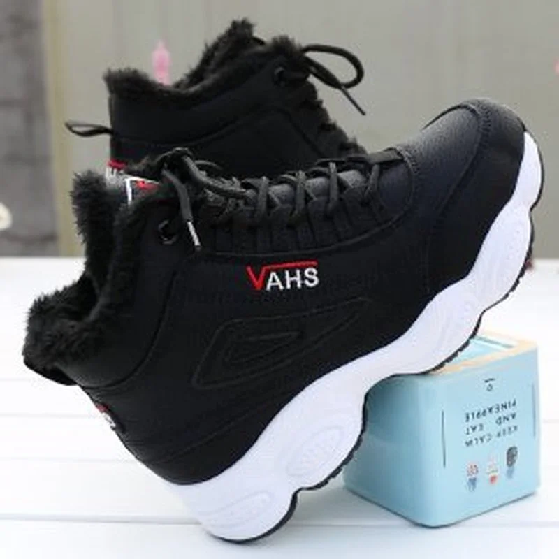 Зимняя женская обувь 2022 женские кроссовки на шнуровке Зимние ботильоны