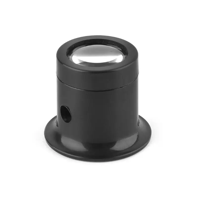

10X Monocular Glass Magnifier Watch Jewelry Repair Tools Loupe Lens Black