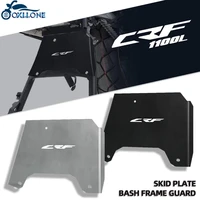 motorcycle accessories aluminium skid plate bash frame guard for honda crf 1100l crf1100l africa twin adv sports 2019 2020 2021