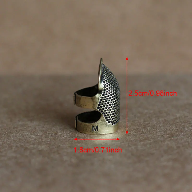 1 шт. винтажная металлическая защитная кольцевая ЦО для пальцев наперстков