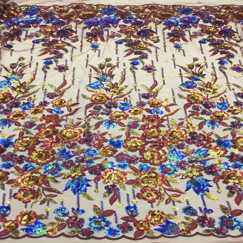 

Soso Pink African French Tulle Lace Fabric 2020 High Quality Lace Shiny Nigerian Ghana Lace Dress With Sequins For Party