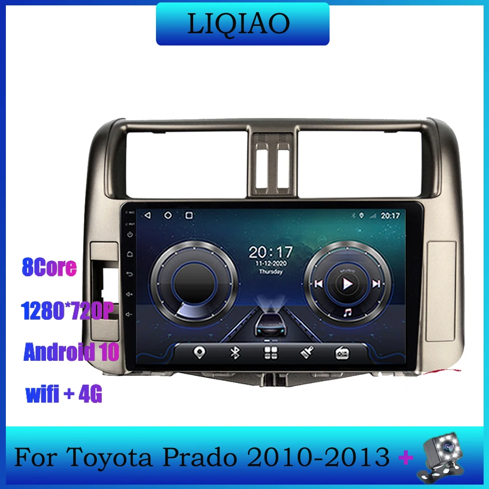 

Автомагнитола на Android для Toyota Land Cruiser Prado 150 2009-2013 с Canbus WIFI 4G 9 дюймов IPS 1280*720P Blu-Ray 2din