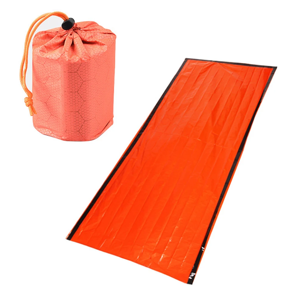 Туристический Камуфляжный аварийный спальный мешок теплый водонепроницаемый