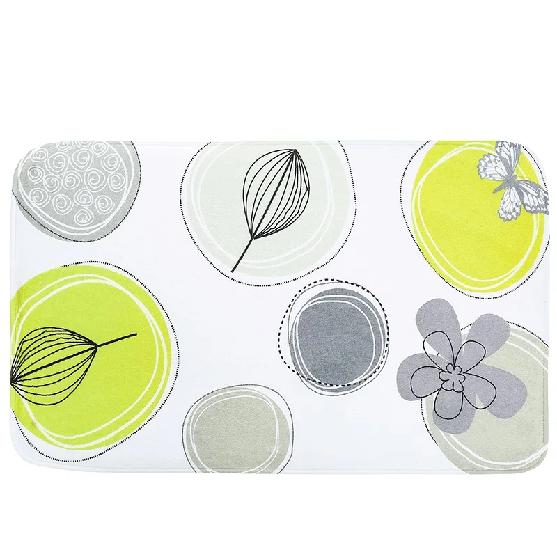 

Bath Mats FreeShipping pvc shower bath mat Nonslip floor mat Green circle mat bath mat anti-slip mat bathroom