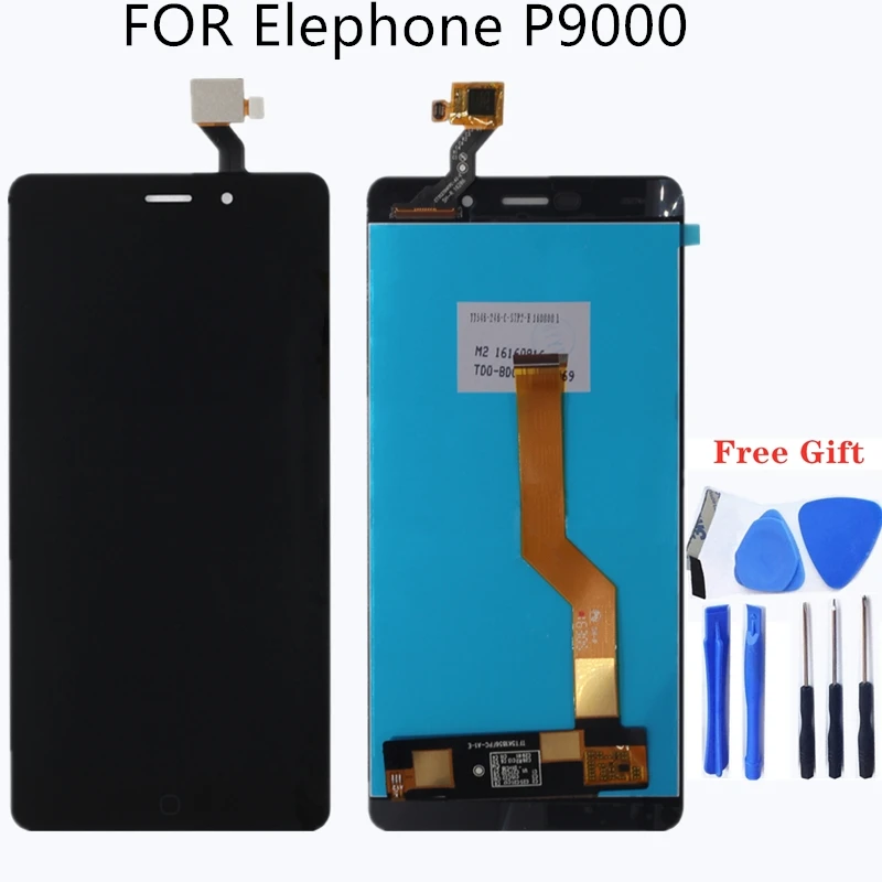 

Original For Elephone P9000 LCD Display Touch screen digitizer Assembly replacement For P 9000 P9000 lite Phone Parts Repair kit