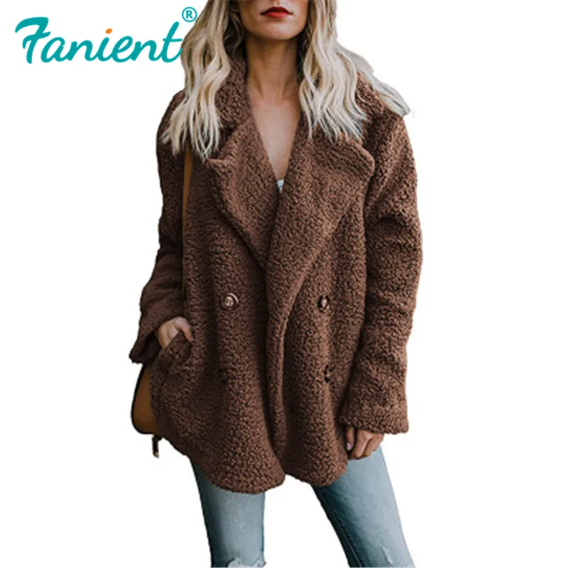 

Осень-зима 2021, теплая одежда, Женская куртка, плюшевое пальто, искусственная пушистая флисовая модель, Женская куртка, плюшевое пальто